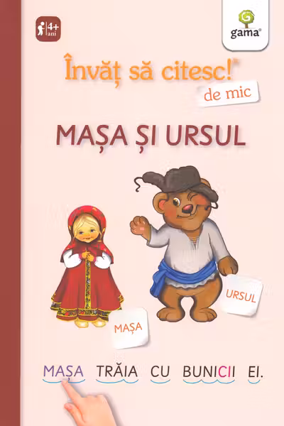 Masa si Ursul. Invat sa citesc de mic