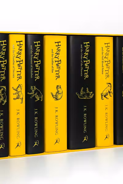 Harry Potter House Editions Hufflepuff Hardback Box Set
