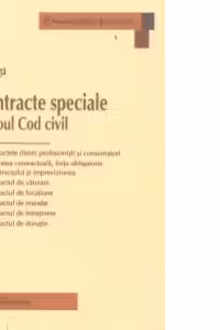 Contracte speciale in noul Cod civil