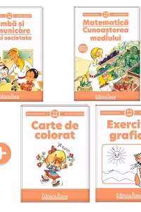 Pachet educational 3-4 ani, M. Andreianu (Set + Exercitii grafice + Carte de colorat)