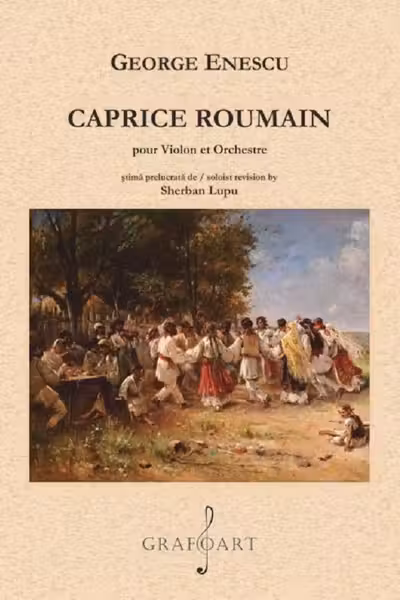 Caprice roumain. Pour violon et orchestre