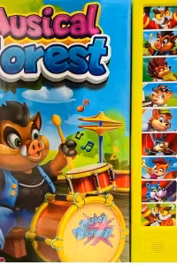 Carte cu sunete. Musical Forest Sound book / (eng)