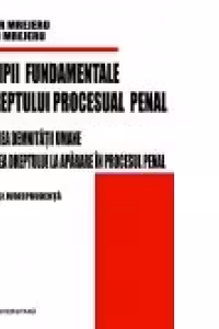Principii fundamentale ale dreptului procesual penal - Respectarea demnitatii umane - Garantarea dreptului la aparare in procesul penal