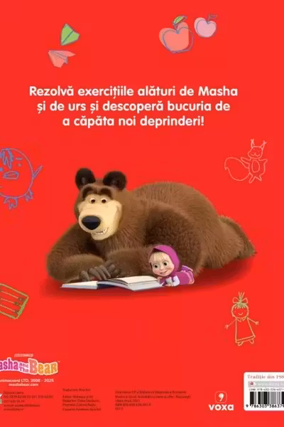 MASHA SI URSUL. ACTIVITATI CU LITERE SI CIFRE