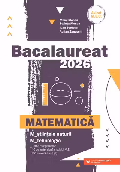 Matematică. Bacalaureat 2026