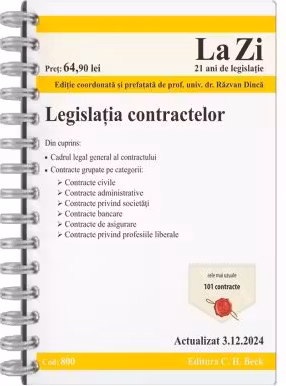 Legislatia contractelor Act.3 decembrie 2024 Ed. Spiralata