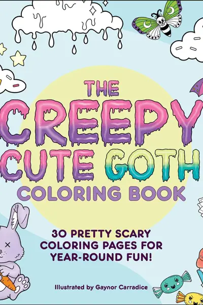 The Creepy Cute Goth Coloring Book