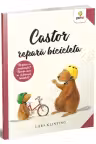 Castor repara bicicleta