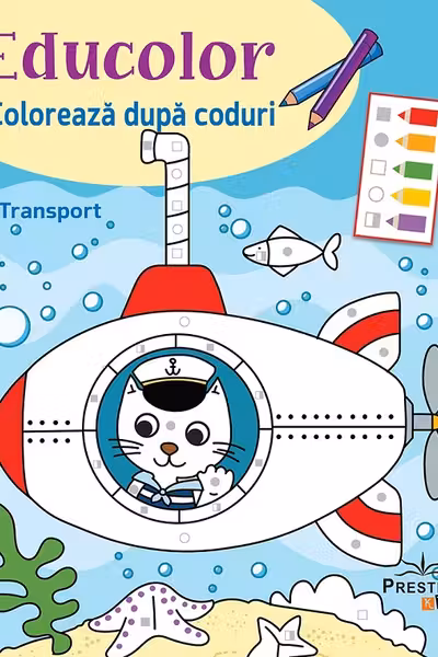 Coloreaza dupa coduri: Transport