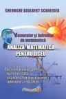 Memorator analiză matematică pentru liceu