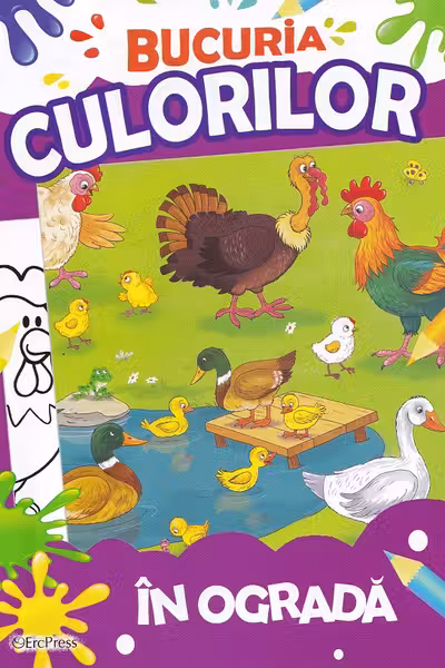 Bucuria culorilor. In ograda