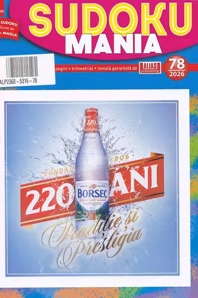Sudoku Mania Nr.76 din 2025