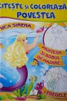 Citeste si coloreaza A4 Mica sirena