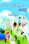 Carte de colorat cu abțibilduri - Meserii