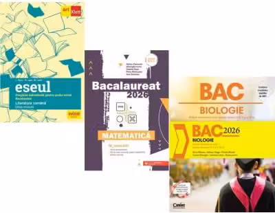 Pachet Bacalaureat 2026. Eseul. Pregatire individuala pentru proba scrisa, Matematica M_Mate-Info si Biologie. Notiuni teoretice si teste pentru clasele 11-12 - Liliana Paicu, Gheorghe Iurea, Silvia Olteanu