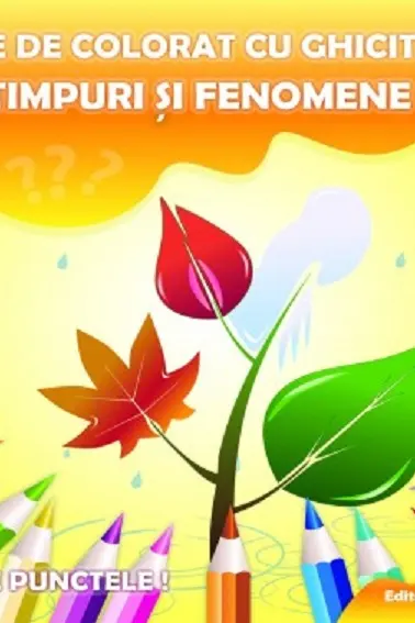 Carte de colorat cu ghicitori