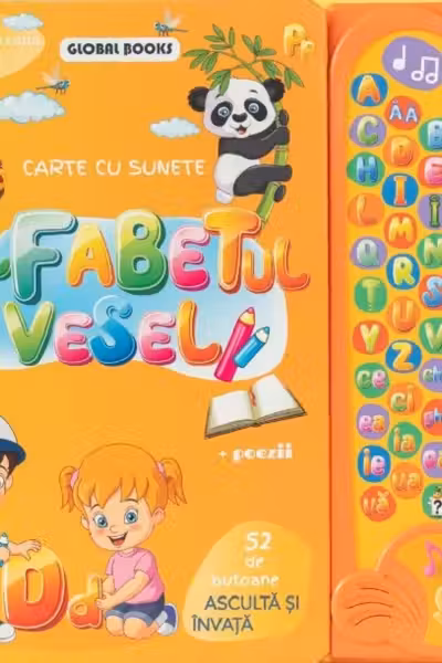 Alfabetul vesel-carte cu 52 de sunete