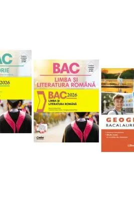 Pachet Bacalaureat 2026 Limba si literatura romana, Geografie si Istorie - Monica Cristina Anisie, Marilena Bercea, Cristina Moldovan