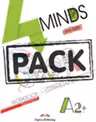 Curs limba engleza 4 Minds A2+. Caiet si gramatica cu digibook app