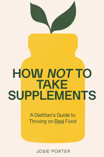 How Not to Take Supplements
