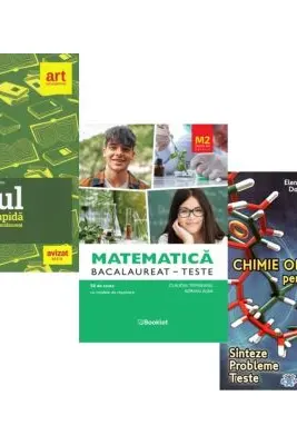 Pachet Bacalaureat 2026. Eseul. Varianta rapida de pregatire, Matematica M2 Profil Stiinte ale naturii. Teste si Chimie organica pentru liceu - Liliana Paicu, Claudia Temneanu, Elena Alexandrescu