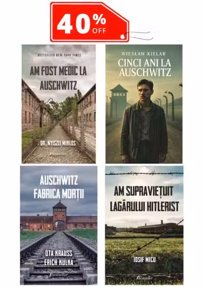 Setul Top 4 cărți Auschwitz