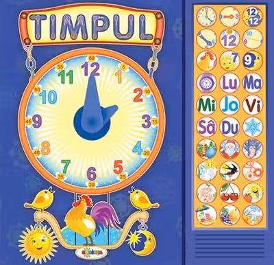 Carte cu sunete. Timpul + poezii