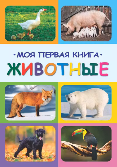 Моя первая книга животные