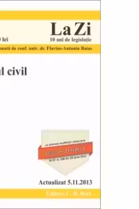 Codul civil (actualizat la data de 05.11.2013). Editia 6. Cod 526