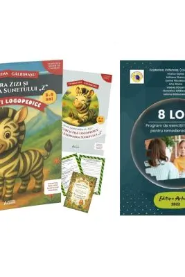 Pachet Zebra Zizi si exersarea sunetului Z si 8 LOG - Florentina Galbinasu, Ecaterina Vrasmas