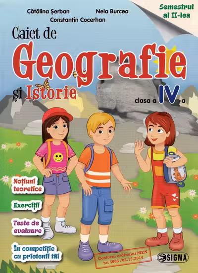 Geografie și istorie - Clasa 4 Sem.2 - Caiet