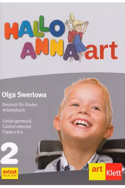 Hallo Anna. Germana - Clasa 2 - Caietul elevului