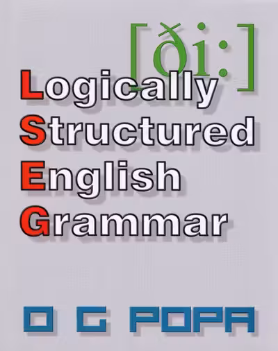 Logically structured english grammar - LSEG