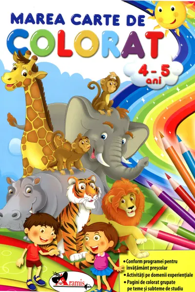 Marea carte de colorat 4-5 ani