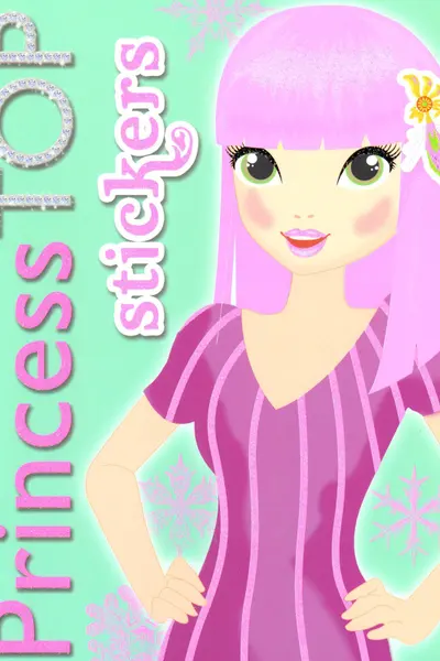 Princess TOP - Stickers (verde)