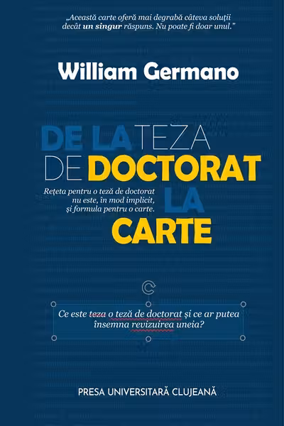 De la teză de doctorat la carte