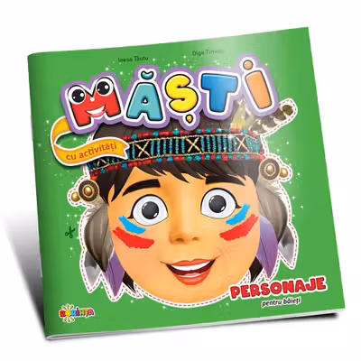 Masti cu activitati. Personaje pentru baieti
