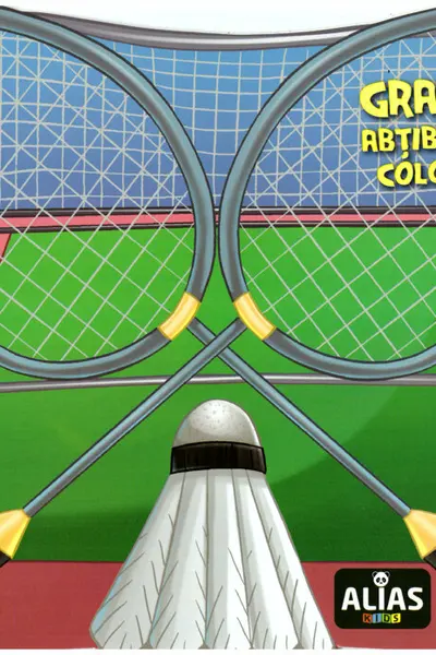 Badminton. Abțibilduri colorate