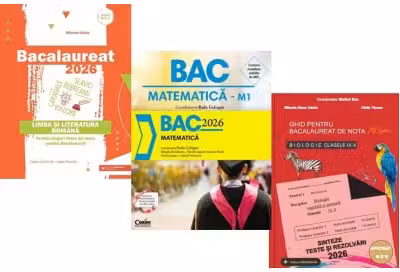 Pachet Bacalaureat 2026. Limba si literatura romana, Matematica si Biologie clasele 9-10 - Mihaela Dobos, Radu Gologan, Stelica Ene