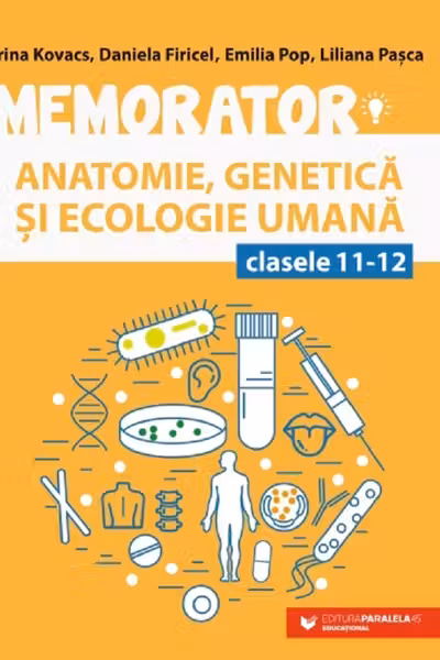 Memorator de anatomie, genetică și ecologie umană pentru clasele XI-XII