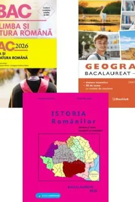 Pachet Bacalaureat 2026 Limba romana, Geografie si Istoria romanilor - Monica Cristina Anisie, Cristina Moldovan, Gheorghe Dondorici