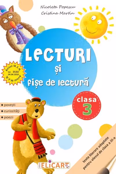 Lecturi şi fişe de lectură pentru clasa a III-a