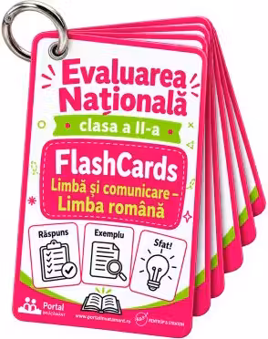 Flash Cards Limba si comunicare Evaluarea Nationala clasa a 2-a