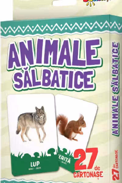 27 de cartonase. Animale salbatice