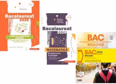 Pachet Bacalaureat 2026. Limba si literatura romana, Matematica M-stiintele-naturii si M-tehnologic si Notiuni teoretice si teste pentru clasele 11-12 - Mihaela Dobos, Mihai Monea, Silvia Olteanu