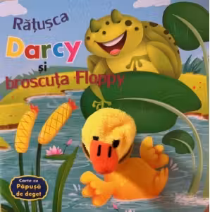 Ratusca Darcy si broscuta Floppy - cu papusa de deget