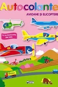 Autocolante. Avioane si elicoptere.