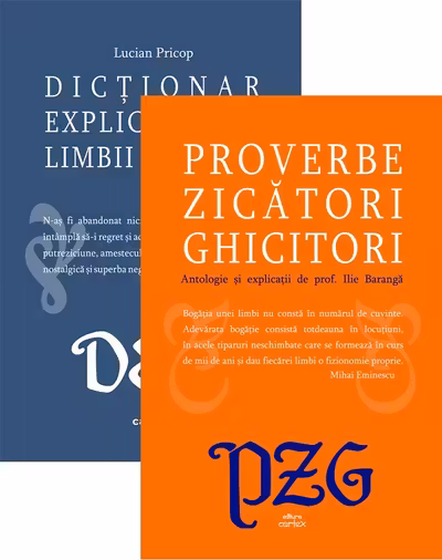 Pachet 2 cărți: DEX + Proverbe, zicători, ghicitori