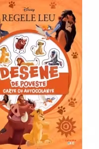 Disney: Regele Leu - Desene de poveste - Carte cu autocolante