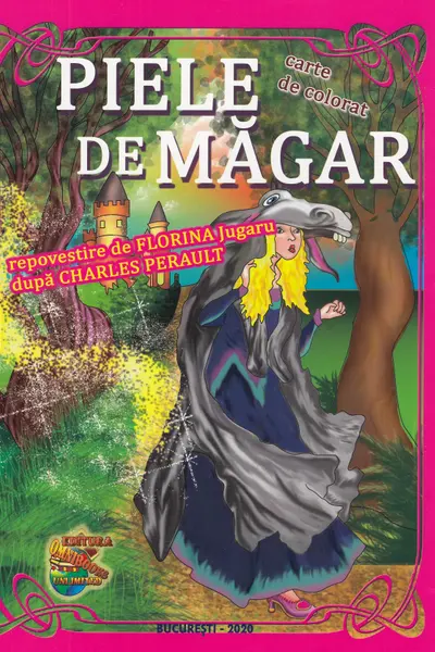 Piele de măgar. Repovestire după Charles Perault. Carte de colorat